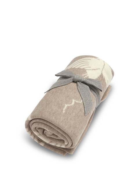 Mamas & Papas Welcome To The World Duckling Knitted Blanket in Neutral, Cotton - image 1