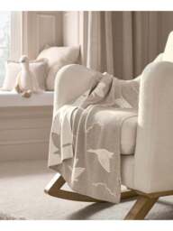 Mamas & Papas Welcome To The World Duckling Knitted Blanket in Neutral, Cotton - thumbnail 5