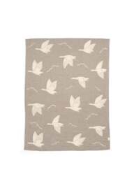 Mamas & Papas Welcome To The World Duckling Knitted Blanket in Neutral, Cotton - thumbnail 2