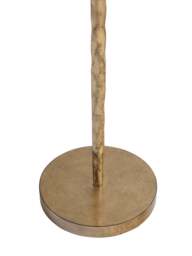 Libra Interiors Ronde Floor Lamp Gold With Shade in Champagne Gold/Ivory, Linen - thumbnail 3