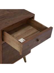 Barker and Stonehouse Modi Reclaimed Wood Filing Cabinet in Brown - thumbnail 4