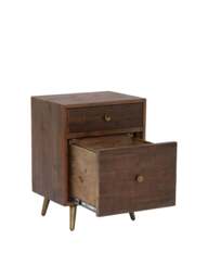 Barker and Stonehouse Modi Reclaimed Wood Filing Cabinet in Brown - thumbnail 3
