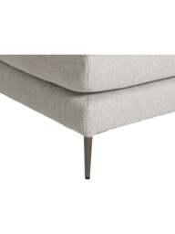 Barker and Stonehouse Tetbury Fabric Footstool in Neutral - thumbnail 4