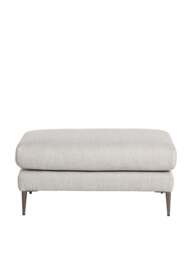 Barker and Stonehouse Tetbury Fabric Footstool in Neutral - thumbnail 2