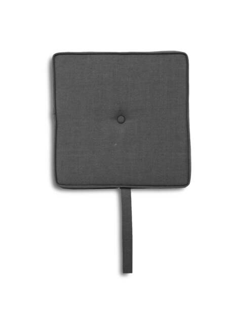 Heal's Brunel Stool Cushion in Grey, Polyester, Size 40x40x5