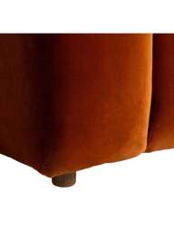 Barker and Stonehouse Lavinia Fabric Sofa in Orange - thumbnail 4