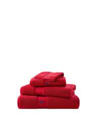 Ralph Lauren Home Polo Player Hand Towel Red in Red 2000, Cotton - thumbnail 2
