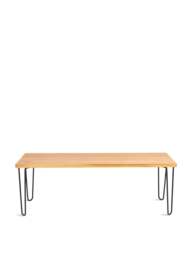 Heal's Brunel Bench Oak in Brown, Size 130x40x46 - thumbnail 1