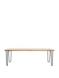 Heal's Brunel Bench Oak in Brown, Size 130x40x46 - thumbnail 5
