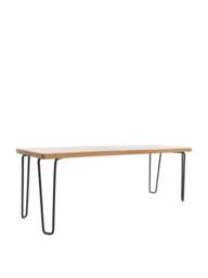 Heal's Brunel Bench Oak in Brown, Size 130x40x46 - thumbnail 4