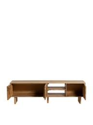 Barker and Stonehouse Zuberi Mango Wood Tv Unit in Neutral, Size 175cm - thumbnail 2