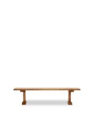Barker and Stonehouse Covington Reclaimed Wood Dining Bench in Brown, Size 140cm