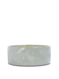 Libra Interiors Serena Wax-Filled Ceramic Bowl Green in Blue/Green - thumbnail 1