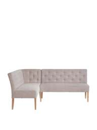 Barker and Stonehouse Medina Upholstered Left Hand Facing Corner Dining in Grey - thumbnail 3