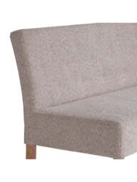 Barker and Stonehouse Medina Upholstered Left Hand Facing Corner Dining in Grey - thumbnail 4