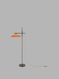 Heal's Armstrong Adjustable Floor Lamp /natural in Black - thumbnail 5