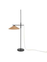 Heal's Armstrong Adjustable Floor Lamp /natural in Black - thumbnail 4