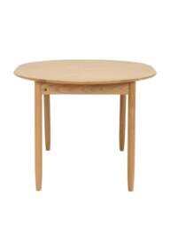 Barker and Stonehouse Teramo Oak Wood Small Extending Dining Table in Neutral - thumbnail 5