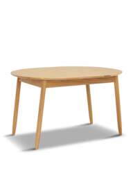 Barker and Stonehouse Teramo Oak Wood Small Extending Dining Table in Neutral - thumbnail 1