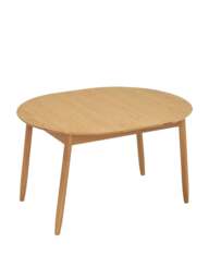 Barker and Stonehouse Teramo Oak Wood Small Extending Dining Table in Neutral - thumbnail 4