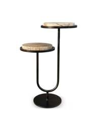 Libra Interiors Marco Accent Table Forest in brown - thumbnail 1