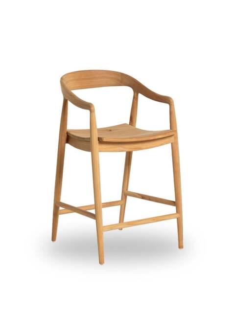 Barker and Stonehouse Canggu Counter Stool in Brown - image 1
