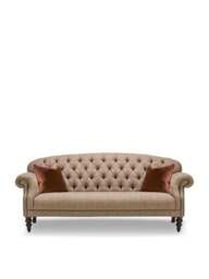 Barker and Stonehouse Arbroath Fabric 3 Seater Sofa in Brown