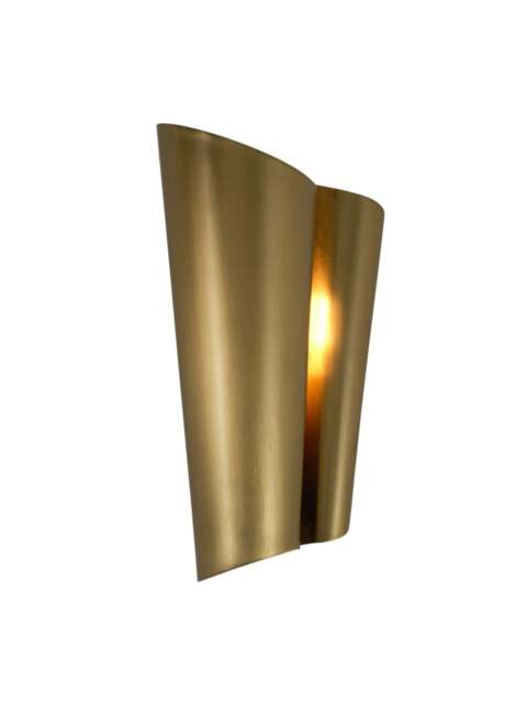 Heal's Pasmore Metal Wall Light in Brass, Wood/Metal - image 1