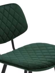 Barker and Stonehouse Archer Velvet Counter Stool in Green - thumbnail 4