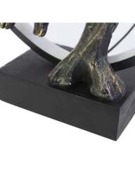Libra Interiors Lovers On Branch Light Sculpture Led Usb in Bronze, Size 32x30x10 - thumbnail 3