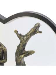Libra Interiors Lovers On Branch Light Sculpture Led Usb in Bronze, Size 32x30x10 - thumbnail 2