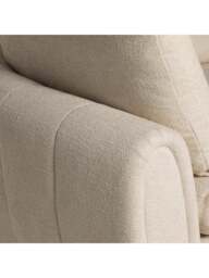 Barker and Stonehouse Damaris Fabric Modular 1 Seater Sectional Corner Unit in Neutral - thumbnail 3