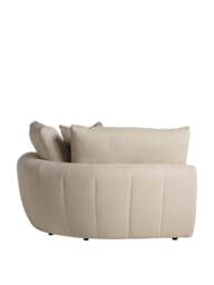 Barker and Stonehouse Damaris Fabric Modular 1 Seater Sectional Corner Unit in Neutral - thumbnail 5