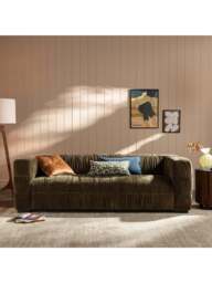 Barker and Stonehouse Vercelli 3 Seater Sofa in Green - thumbnail 2