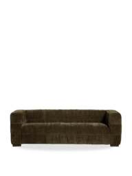 Barker and Stonehouse Vercelli 3 Seater Sofa in Green - thumbnail 1