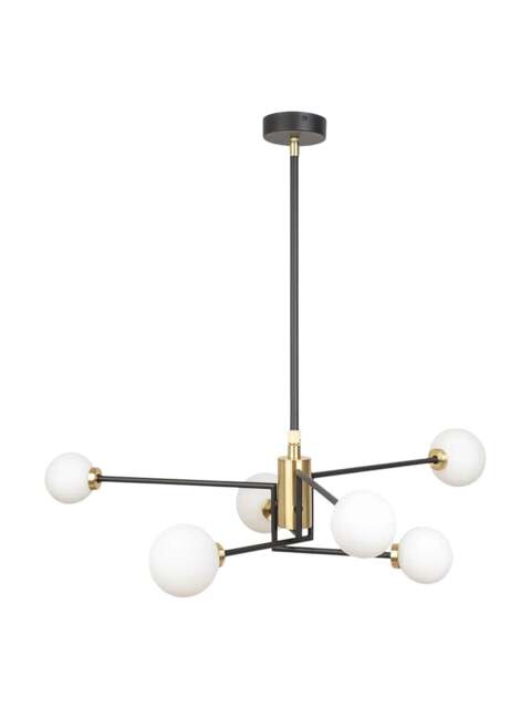 Heal's Balance Multi-Arm Chandelier in Black, Ceramic