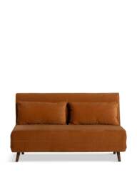 Barker and Stonehouse Efren Fabric Sofa Bed in Orange - thumbnail 1