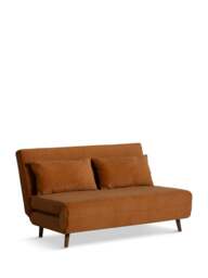 Barker and Stonehouse Efren Fabric Sofa Bed in Orange - thumbnail 3