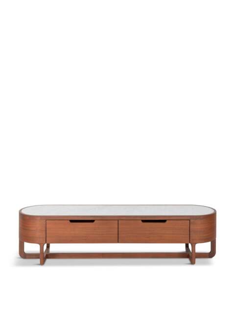 Heal's Anais Av Unit Walnut And Marble in Brown - image 1