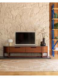 Heal's Anais Av Unit Walnut And Marble in Brown - thumbnail 2