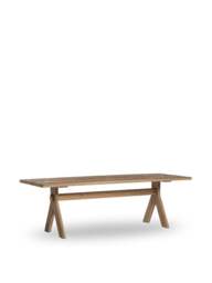 Barker and Stonehouse Perran Dining Table in Brown - thumbnail 1