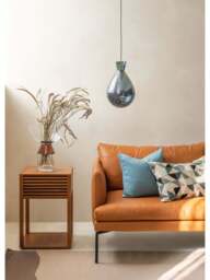 Heal's Verona Side Table Walnut in Brown, Size 40x40x60 - thumbnail 2