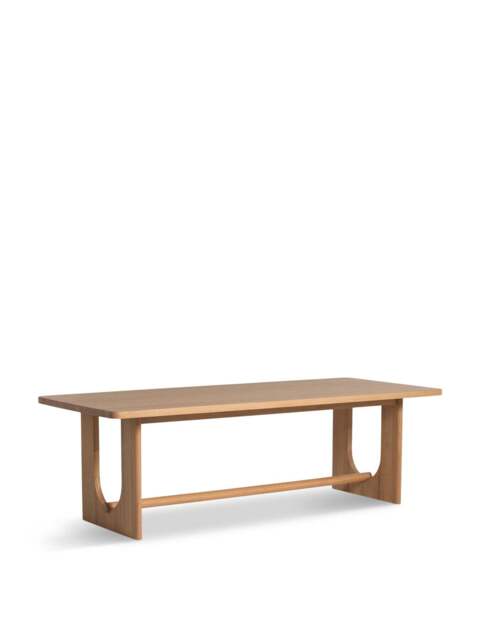 Barker and Stonehouse Olav Neutral Wood Dining Table, Seats 6-8 in Brown, Size 240Cm - image 1