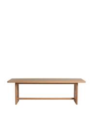 Barker and Stonehouse Olav Neutral Wood Dining Table, Seats 6-8 in Brown, Size 240Cm - thumbnail 3
