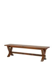 Barker and Stonehouse New Frontier X Leg Bench in Mango Wood - thumbnail 4