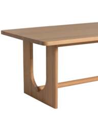 Barker and Stonehouse Olav Wood Dining Table in Neutral, Size 200cm - thumbnail 4