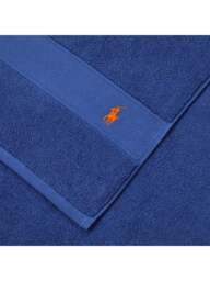 Ralph Lauren Home Polo Player Bath Towel in Iris Blue, Cotton - thumbnail 3