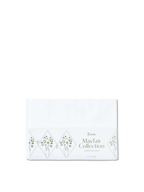 Fenwick at Home Mayfair 1000 Thread Count Pillowcase in White, Cotton, Size Oxford - image 1