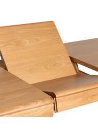 Barker and Stonehouse Maddison Oak Extending Dining Table in Neutral - thumbnail 3