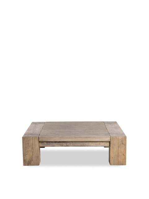 Barker and Stonehouse Huxley Reclaimed Wood Square Coffee Table in Brown - image 1